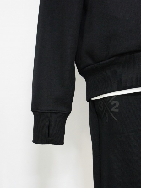 SY32 by SWEET YEARS��BIG SILHOUETTE HEAVY ZIP HOODIE��BLACK�ڥ����磻�����ƥ��ȥ��Х����������ȥ��䡼����