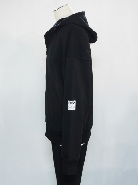 SY32 by SWEET YEARS��BIG SILHOUETTE HEAVY ZIP HOODIE��BLACK�ڥ����磻�����ƥ��ȥ��Х����������ȥ��䡼����