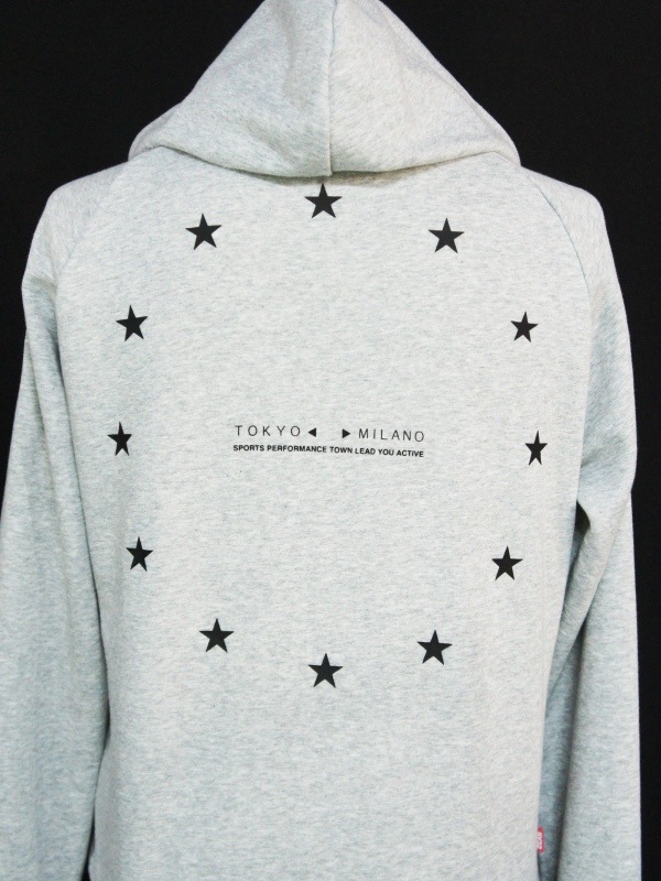 SY32 by SWEET YEARS��WORLD STAR ZIP HOODIE��GRAY
