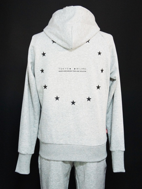 SY32 by SWEET YEARS��WORLD STAR ZIP HOODIE��GRAY