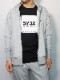 SY32 by SWEET YEARS��WORLD STAR ZIP HOODIE��GRAY