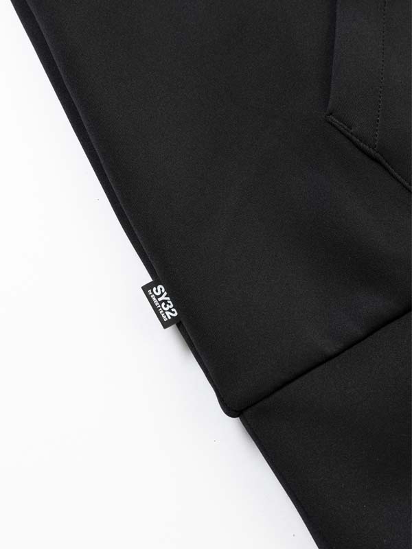 ZIP�ա��ǥ��� DOUBLEKNIT RHINESTONE LOGO ZIP HOODIE BLACK SY32 by SWEET YEARS �����磻�����ƥ��ȥ��Х����������ȥ��䡼��