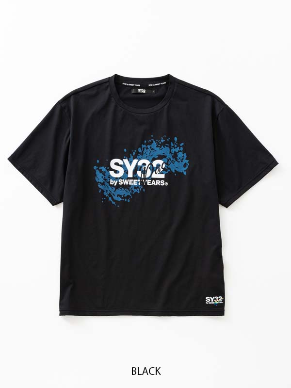 30%OFF T WAVELOGO LOOSE FIT S/S TEE BLACK SY32 by SWEET YEARS 磻ƥȥХȥ䡼