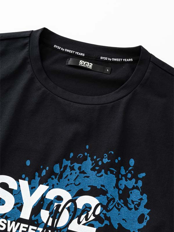 30%OFF T WAVELOGO LOOSE FIT S/S TEE BLACK SY32 by SWEET YEARS 磻ƥȥХȥ䡼