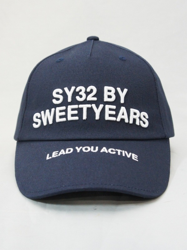 SY32 by SWEET YEARS��TWILL CAP(LOGO)��NAVY