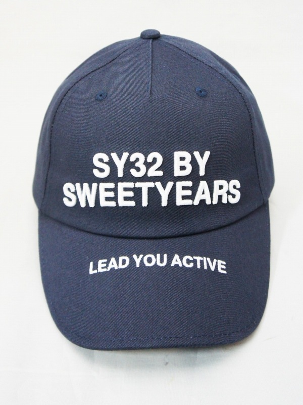 SY32 by SWEET YEARS��TWILL CAP(LOGO)��NAVY