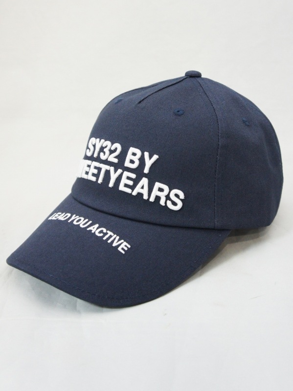 SY32 by SWEET YEARS��TWILL CAP(LOGO)��NAVY
