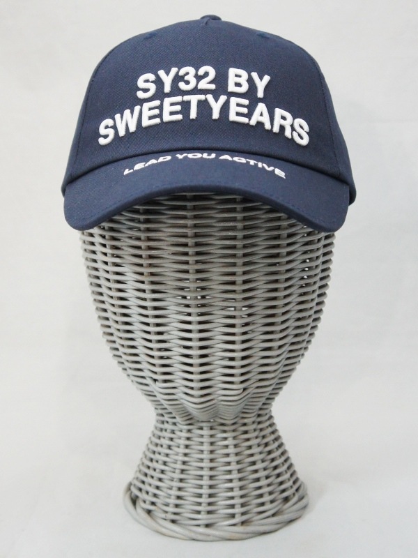 SY32 by SWEET YEARS��TWILL CAP(LOGO)��NAVY