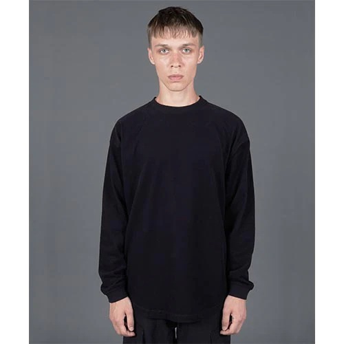 Cashtouch L/S Tee FHLT-0132 BLACK FORTUNA HOMME �ե���ȥ��ʥ���