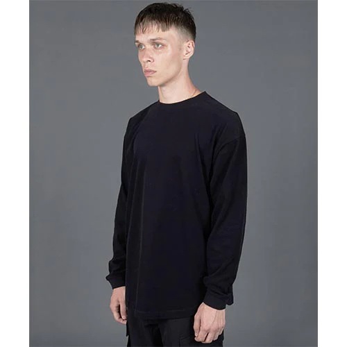 Cashtouch L/S Tee FHLT-0132 BLACK FORTUNA HOMME �ե���ȥ��ʥ���