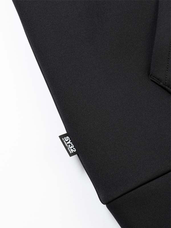 P/O�ա��ǥ��� DOUBLEKNIT RHINESTONE LOGO P/O HOODIE BLACK SY32 by SWEET YEARS �����磻�����ƥ��ȥ��Х����������ȥ��䡼��