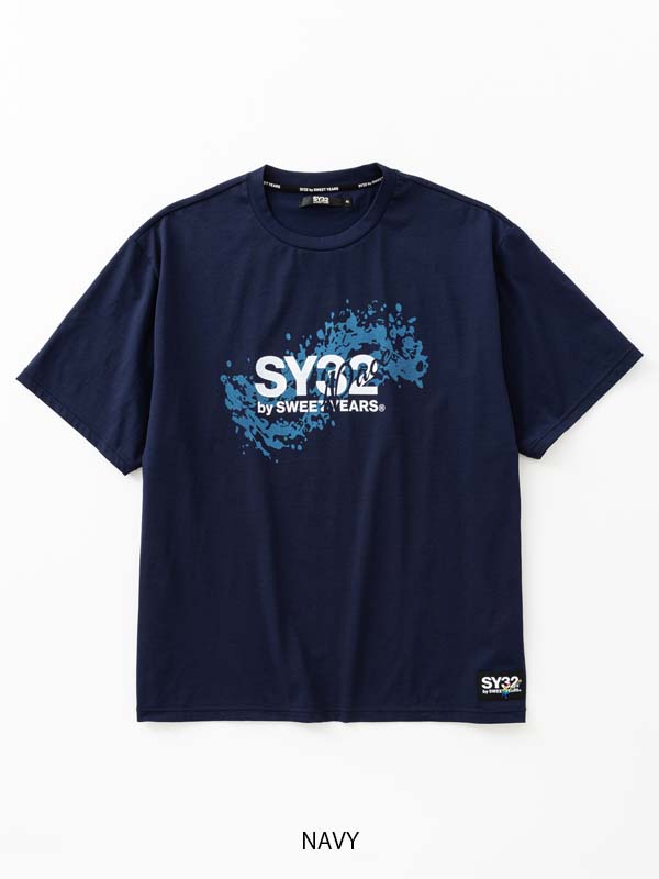 30%OFF T WAVELOGO LOOSE FIT S/S TEE NAVY SY32 by SWEET YEARS 磻ƥȥХȥ䡼