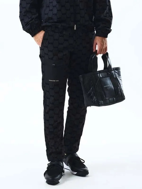 �����ȥХå� BLOCK EMBOSS CART BAG BLACK SY32 by SWEET YEARS GOLF �����磻�����ƥ��ȥ��Х����������ȥ��䡼���������