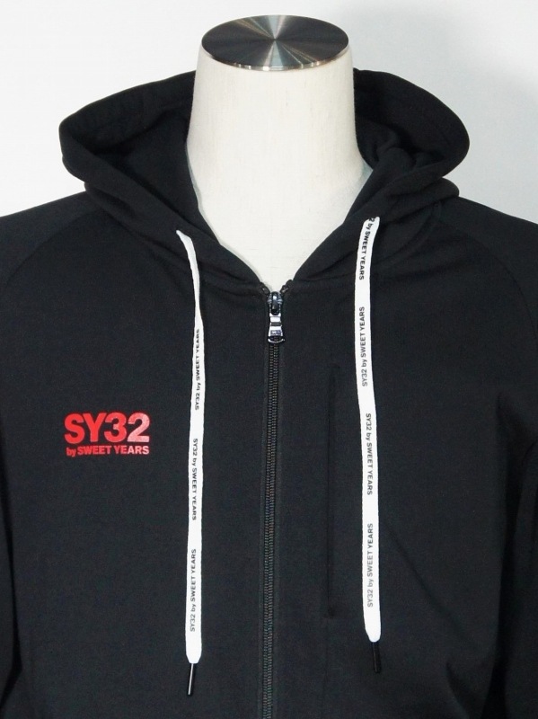 ���åץѡ����� SY32 by SWEET YEARS��HYDROFUGE HOODIE��BLACK��RED