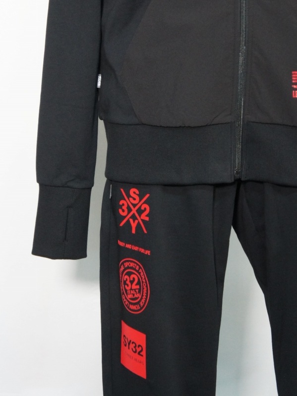 ���åץѡ����� SY32 by SWEET YEARS��HYDROFUGE HOODIE��BLACK��RED