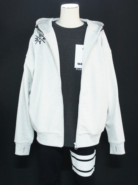 SY32 by SWEET YEARS��BIG SILHOUETTE HEAVY ZIP HOODIE��GRAY�ڥ����磻�����ƥ��ȥ��Х����������ȥ��䡼����