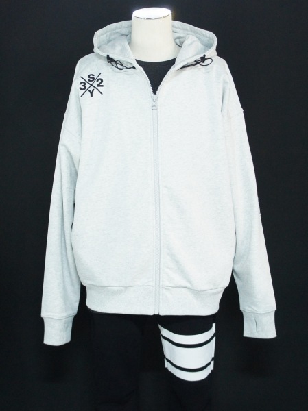 SY32 by SWEET YEARS��BIG SILHOUETTE HEAVY ZIP HOODIE��GRAY�ڥ����磻�����ƥ��ȥ��Х����������ȥ��䡼����