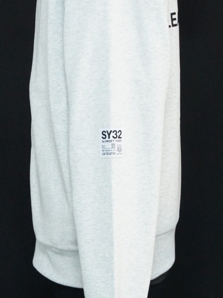SY32 by SWEET YEARS��BIG SILHOUETTE HEAVY ZIP HOODIE��GRAY�ڥ����磻�����ƥ��ȥ��Х����������ȥ��䡼����