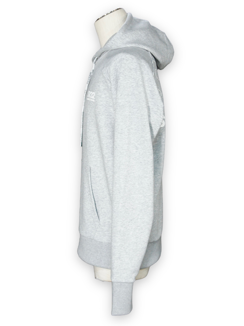 SY32 by SWEET YEARS��SLASH BIG LOGO PO HOODIE��GRAY
