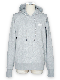 SY32 by SWEET YEARS��SLASH BIG LOGO PO HOODIE��GRAY