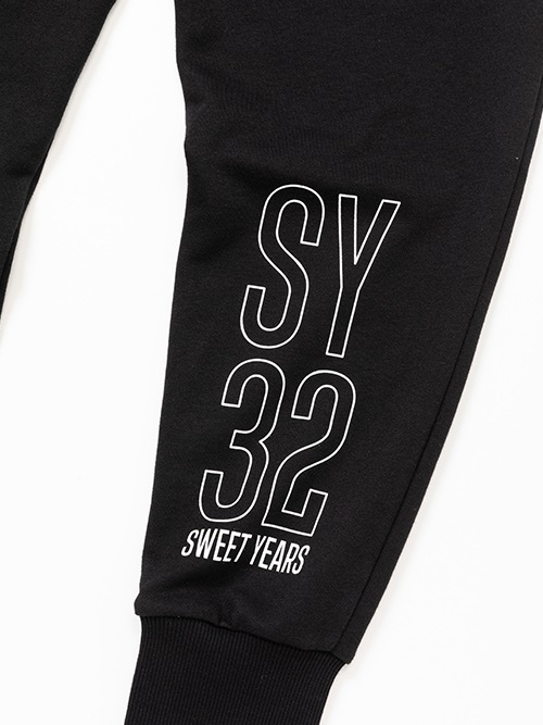 åȥѥ BASIC SWEAT LONG PANTS(col.variation) BLACK SY32 by SWEET YEARS 磻ƥȥХȥ䡼