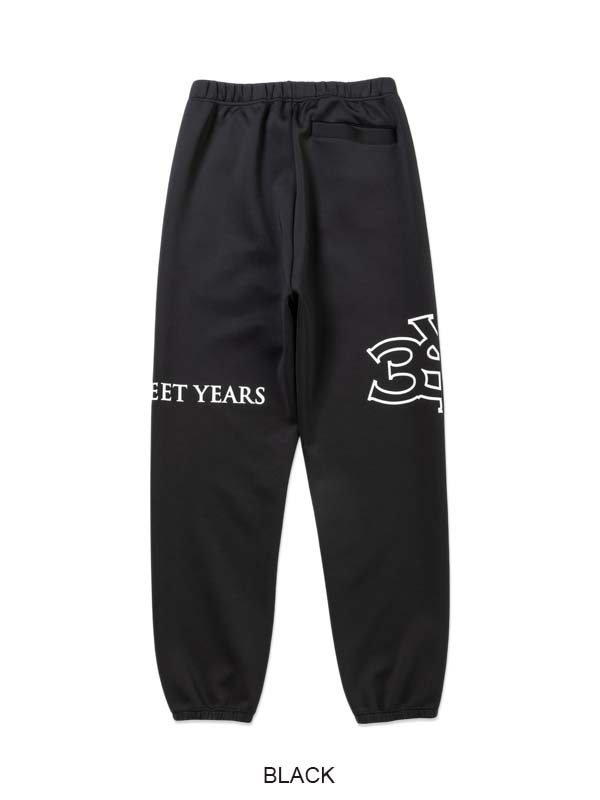 �������åȥѥ�� SERIF TYPE LOGO SWEAT PANTS BLACK SY32 by SWEET YEARS �����磻�����ƥ����ȥ��Х����������ȥ��䡼��