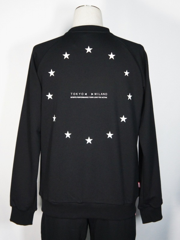 国内発送【SY32 by SWEETYEARS】 World Star P/O クルーネック SY32 by SWEET YEARS「WORLD STAR P/O CREW」BLACK | トップス