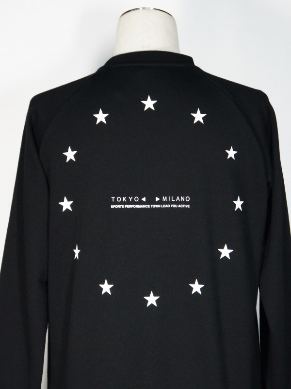 国内発送【SY32 by SWEETYEARS】 World Star P/O クルーネック SY32 by SWEET YEARS「WORLD STAR P/O CREW」BLACK | トップス