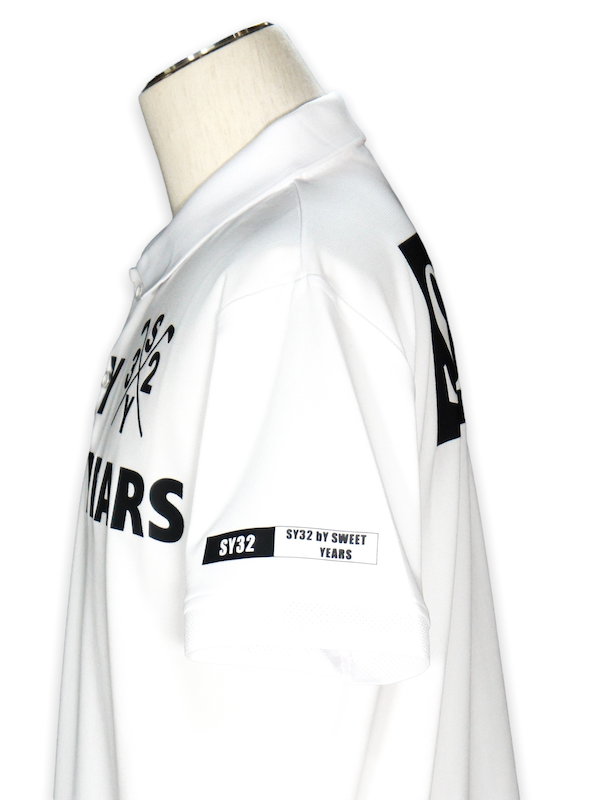 �ݥ������ BIG LOGO KANOKO POLO WHITE SY32 by SWEET YEARS GOLF