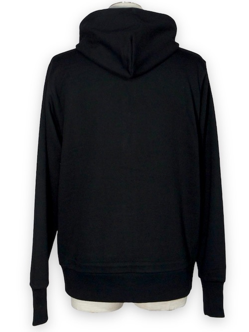 SY32 by SWEET YEARS��SLASH BIG LOGO ZIP HOODIE��BLACK��WHITE