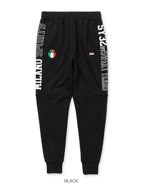 �������åȥѥ��SIDE EXCHANGE SWEAT PANTS BLACK SY32 by SWEET YEARS �����磻�����ƥ����ȥ��Х����������ȥ��䡼��