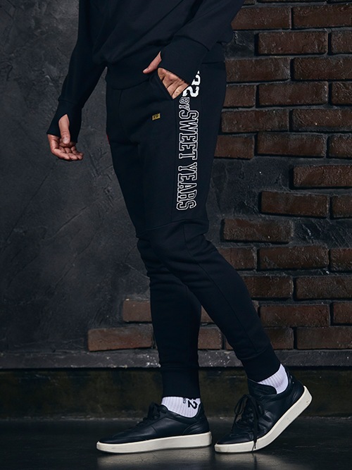 �������åȥѥ��SIDE EXCHANGE SWEAT PANTS BLACK SY32 by SWEET YEARS �����磻�����ƥ����ȥ��Х����������ȥ��䡼��