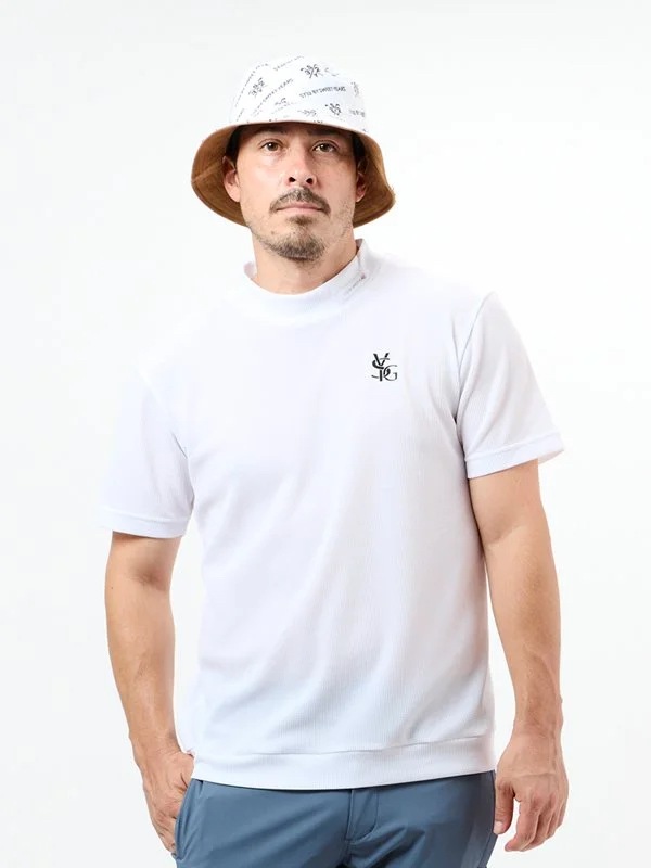 åͥå ۥ磻 MINI WAFFLE HALF MOCK WHITE SY32 by SWEET YEARS GOLF