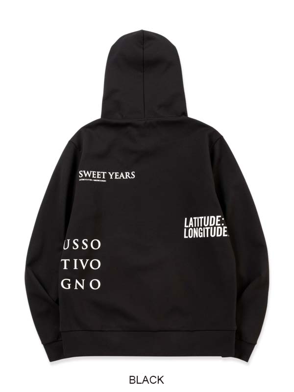 ZIP�ա��ǥ��� SPIRAL KNIT ZIP HOODIE BLACK SY32 by SWEET YEARS �����磻�����ƥ��ȥ��Х����������ȥ��䡼��