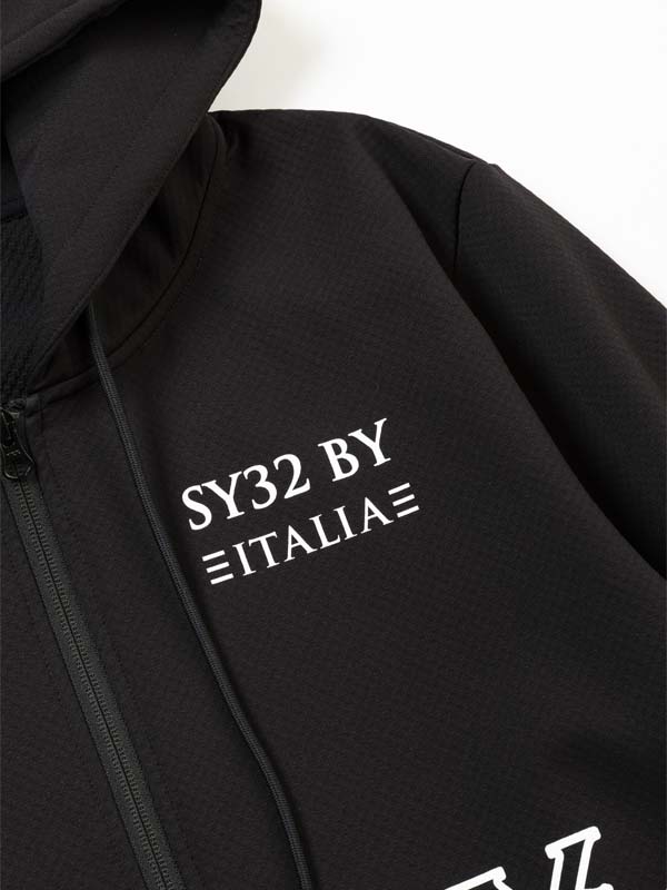 ZIP�ա��ǥ��� SPIRAL KNIT ZIP HOODIE BLACK SY32 by SWEET YEARS �����磻�����ƥ��ȥ��Х����������ȥ��䡼��