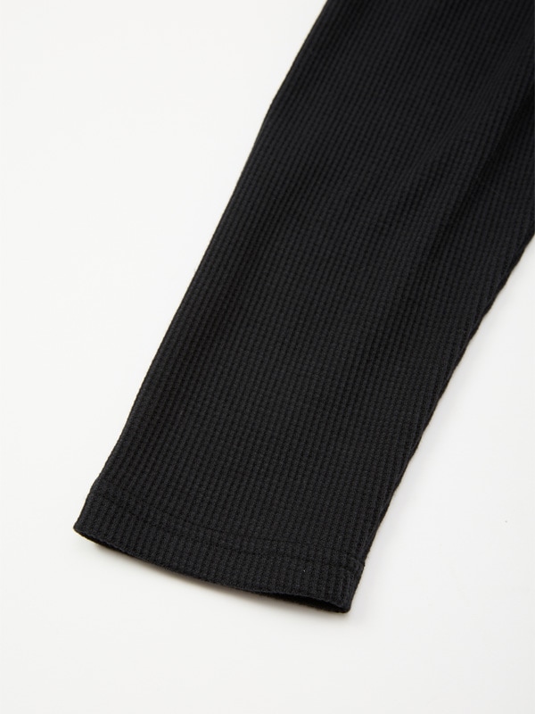 10%OFF ĹµT����� HENRY NECK WAFFLE L/S TEE  BLACK SY32 by SWEET YEARS �����磻�����ƥ��ȥ��Х����������ȥ��䡼��