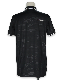 SY32 by SWEET YEARS��EMBOSS CAMO ZIP POLO�� BLACK