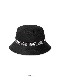 SY32 by SWEET YEARS��TAPE LOGO BUCKET HAT��BLACK