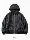 �ե������쥶���֥륾�� FAKE LEATHER ZIP HOODIE BLACK SY32 by SWEET YEARS �����磻�����ƥ��ȥ��Х����������ȥ��䡼��