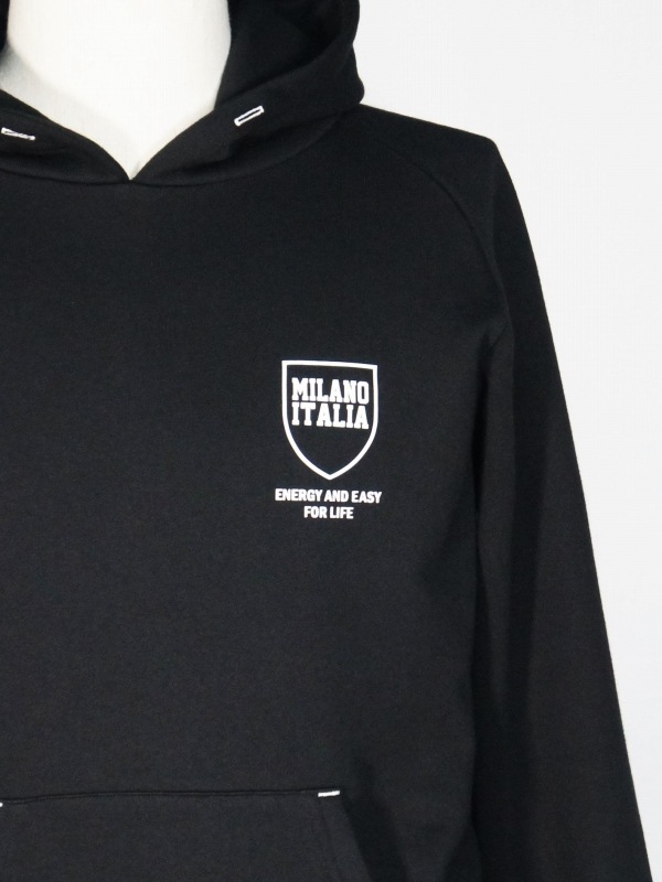 SY32 by SWEET YEARS��SHIELD LOGO P/O HOODIE��BLACK�ڥ����磻�����ƥ��ȥ��Х����������ȥ��䡼����