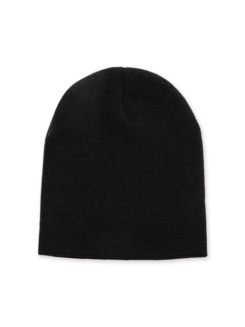 SY32 by SWEET YEARS ��SILICON LOGO KNIT BEANIE��BLACK�ڥ����磻�����ƥ��ȥ��Х����������ȥ��䡼�����˥åȥӡ��ˡ����֥�å���