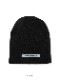 SY32 by SWEET YEARS ��SILICON LOGO KNIT BEANIE��BLACK�ڥ����磻�����ƥ��ȥ��Х����������ȥ��䡼�����˥åȥӡ��ˡ����֥�å���