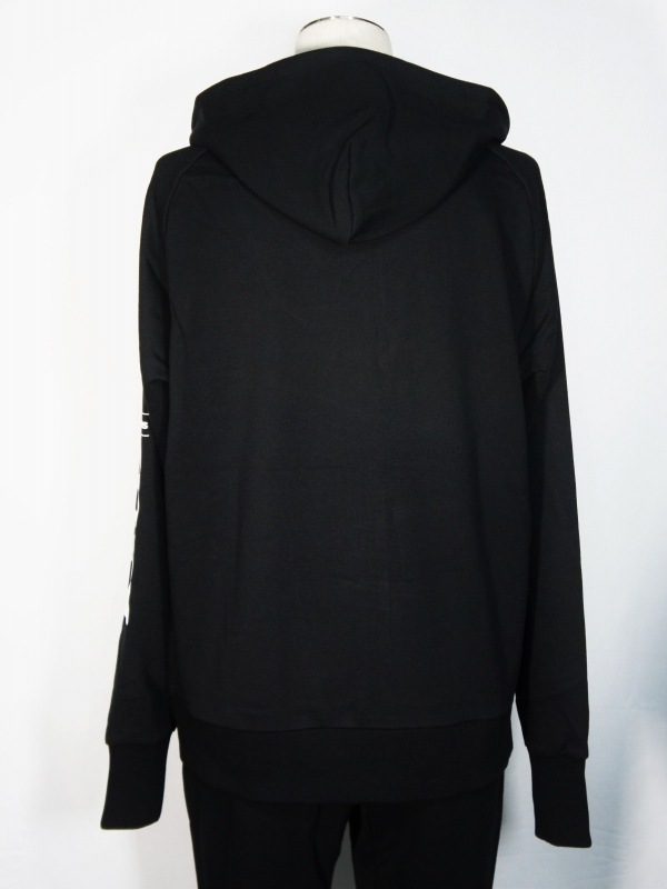 SY32 by SWEET YEARS��SHIELD LOGO ZIP HOODIE��BLACK