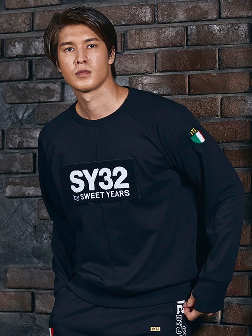 【SY32 SWEET YEARS】SAGARA WAPEEN BOXLOGO P/O CREW 30%OFF POクルー SAGARA WAPEEN BOXLOGO P/O CREW MIX SY32 by