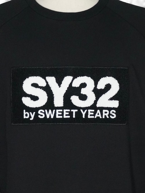 PO���롼 SAGARA WAPEEN BOXLOGO P/O CREW BLACK SY32 by SWEET YEARS �����磻�����ƥ����ȥ��Х����������ȥ��䡼��