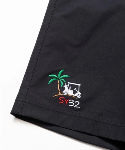 ���硼�ȥѥ�� STRETCH SOFT DOUBLE CLOTH SHORTS BLACK SY32 by SWEET YEARS GOLF �����磻�����ƥ����ȥ��Х����������ȥ��䡼���������