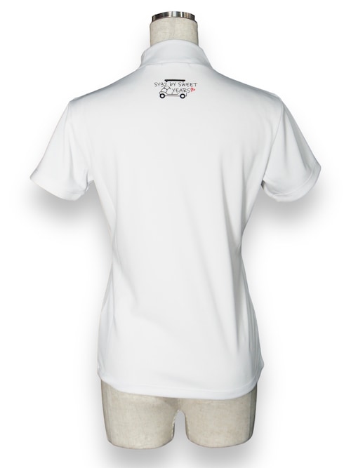 30%OFF ǥ åͥå ۥ磻 PIN MESH MOCK SHIRTS SYG-23SUM-01W WHITE SY32 by SWEET YEARS GOLF 磻ƥȥХȥ䡼 