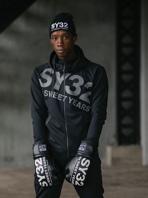 SY32 by SWEET YEARS 「BOXING GLOVE」BLACK×WHITE【エスワイサーティ