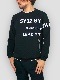 ��å��ͥå������ DOUBLE FACE MOCK SWEAT SHIRTS BLACK SY32 by SWEET YEARS GOLF