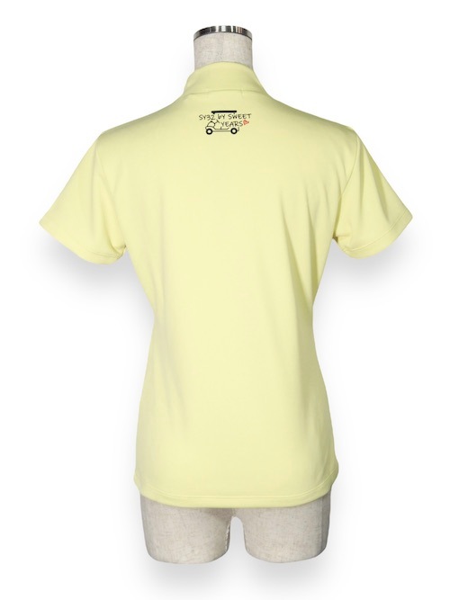 30%OFF ��ǥ����� ��å��ͥå� �������� PIN MESH MOCK SHIRTS SYG-23SUM-01W YELLOW  SY32 by SWEET YEARS GOLF �����磻�����ƥ����ȥ��Х����������ȥ��䡼�� �����